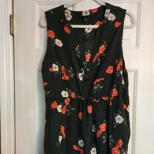 Torrid V-Neck High-Low Sleeveless Tunic